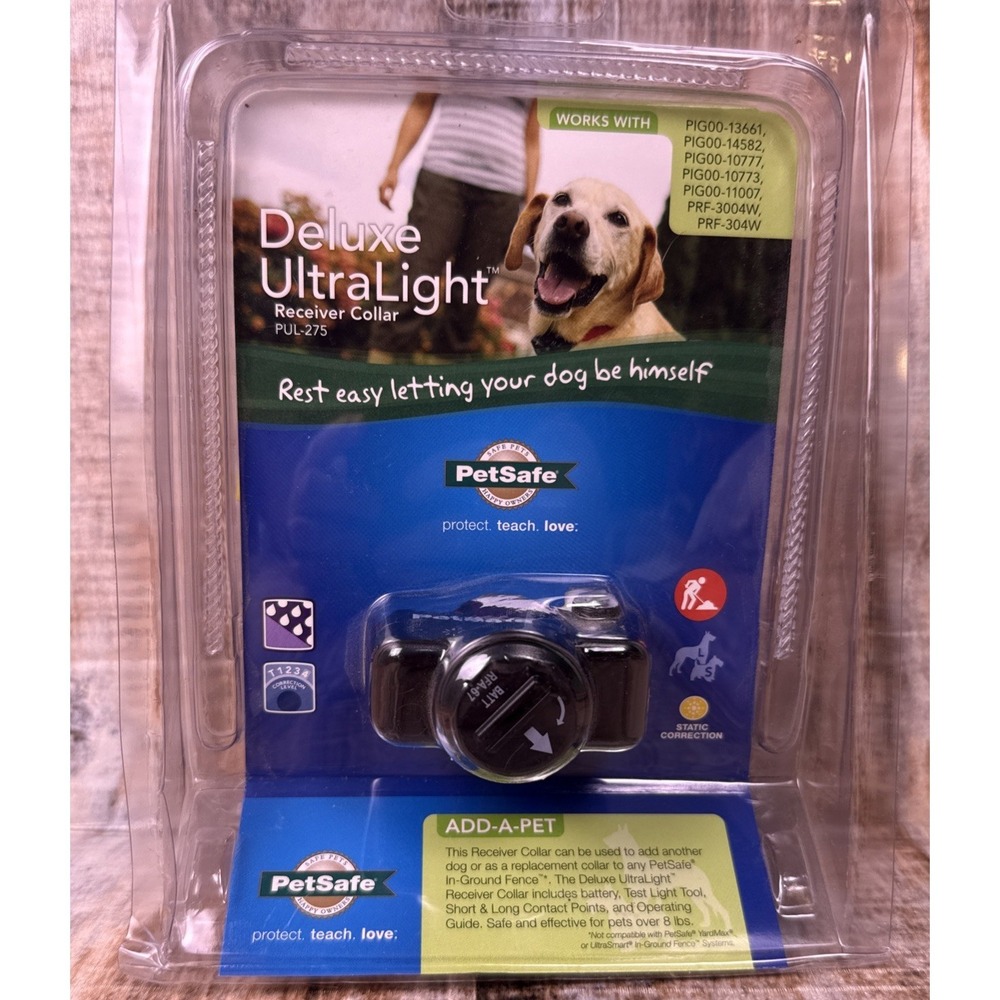 NEW SEALED PetSafe PUL-275 In-Ground Deluxe Ultralight Collar Receiver